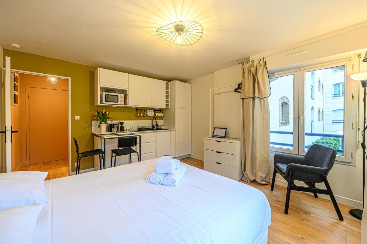 Le Ptit Pat - Studio Renove Avec Garage Centre Ville Vannes Exterior foto